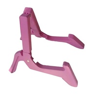 Suporte Dobrável Fenteer para Guitarra, Violino e Ukulele - Rosa | Estabilidade e Portabilidade - imagem 2