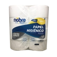 Papel Higiênico Rolão Nobre 9cm x 300m - 8 Unidades com Celulose Virgem Macia - imagem 1