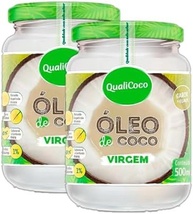 Kit 2X: Óleo de Coco Virgem Qualicoco 500ml - imagem 1