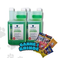Riberpet Herbal Desinfetante Viricida 1L - Kit 2 Unidades com Amônia Quaternária - imagem 1
