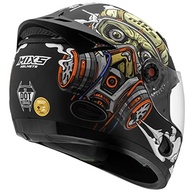 Capacete Mixs Helmets MX5 VÍRUS Bege - Segurança e Estilo para Sua Pilotagem - imagem 3