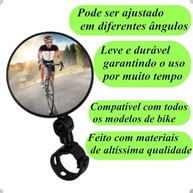 Kit 2 Espelhos Retrovisores 360º para Bicicleta Bike - Visão Ampliada e Segurança Total - imagem 4