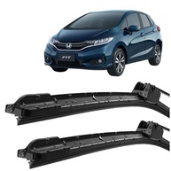 Par de Palhetas Limpador Para-Brisa Honda Fit 2003-2008 Silicone - Visão Clara e Segura - imagem 2