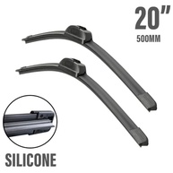 Par de Palhetas Limpador Para-brisa Silicone 20" - Visão Clara e Segura na Chuva - imagem 3