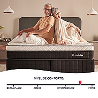 Colchão Queen Molas Ensacadas Firme com Pillow Top Viscoelástico - imagem 2