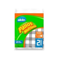 Pano Multiúso Alklin 40x36cm - 2 Unidades Estampadas | Viscose e Poliéster - imagem 2