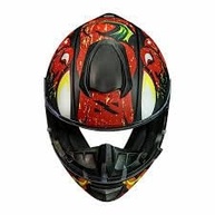 Capacete Norisk Halloween Orange: Segurança e Estilo com Viseira Fumê e Spoiler - imagem 4