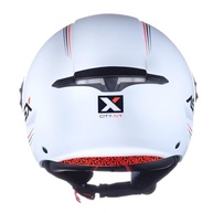 Kit Capacete Masculino ASX Aberto City Air Branco + Viseira Fume - Estilo e Segurança - imagem 4