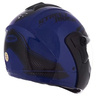 Capacete Mixs MX Captiva Robocop Azul: Segurança e Estilo com Viseira Solar Integrada - imagem 5