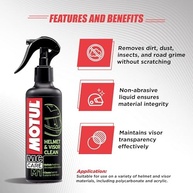 Limpa Capacete e Viseira Motul M1 250ml: Visibilidade Cristalina e Proteção para seu Equipamento - imagem 3