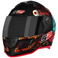 Capacete Moto Pro Tork Stealth Zombie Tam 62 - Viseira Fumê, Preto Fosco | Segurança e Estilo - imagem 3
