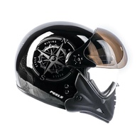 Capacete Peels F-21 North Preto Fosco c/ Viseira - Estilo Náutico e Proteção Total - imagem 1
