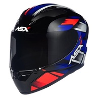 Kit Capacete Masculino ASX City Start Azul Esportivo com Viseira Fumê - Segurança e Estilo - imagem 5