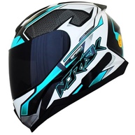 Kit Capacete Norisk Razor Speedmax Masculino Verde | Viseira Dupla (Transparente + Fume) - imagem 3