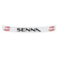 Adesivo Viseira Capacete Senna Refletivo - Segurança e Estilo para Pilotos - imagem 2