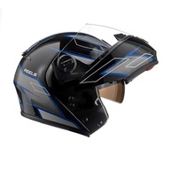 Capacete Articulado Peels U-RB2 Podium Preto/Azul com Viseira Solar Interna - Segurança e Estilo para Sua Moto - imagem 2