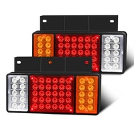 Kit 2 Luzes Traseiras LED 50 Lâmpadas para Reboque e Caminhão (10-30V) - Segurança e Visibilidade Máxima - imagem 2