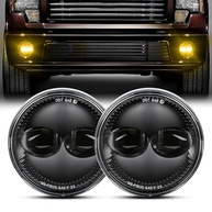 Faróis de Neblina LED Dupla Cor para Ford F150 2006-2014: Branco/Amarelo - Visibilidade Superior - imagem 2