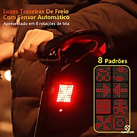 Lanterna Bike Inteligente: Segurança e Visibilidade - imagem 1
