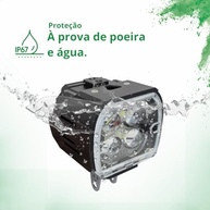 Farol de Milha LED Bicolor Moto Aurora-01: Potência e Visibilidade Premium - imagem 5