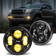 Faróis de Neblina LED Âmbar para Toyota Tacoma, Tundra, Sequoia e Solara - Visibilidade Superior - imagem 1