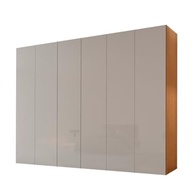 Guarda-Roupa Casal 6 Portas 6 Gavetas Vision Naturalle/Off White | Organize seu Quarto com Estilo - imagem 4