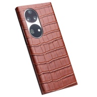 Capa Huawei P50: Couro Genuíno e Janela Visor - imagem 3