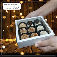 Embalagens para Doces: 10 a 50 Caixas com Visor - imagem 2