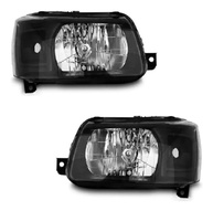 Par de Faróis Máscara Negra para Fiat Uno e Fiorino (2004-2013) - Visual Esportivo e Iluminação Clara - imagem 3