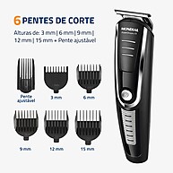 Aparador de Pelos 11 em 1 Super Groom BG-05: Tudo em 1 para Cuidar do Seu Visual - imagem 2