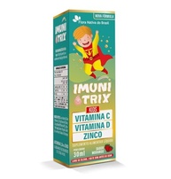 Imunitrix Kids (Vit. C +D+Zinco) 30ml Sabor Morango - Flora Nativa - imagem 2