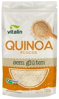 Kit 2X: Quinoa Real em Flocos Orgânica Sem Glúten Vitalin 120g - imagem 2