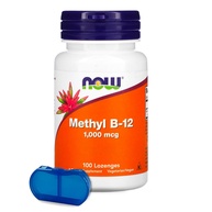 Vitamina B-12 com Metilcobalamina: 100 Pastilhas + Porta Cápsulas - imagem 1