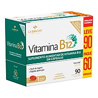 Vitamina B12 Lasanday: Energia e Saúde em 90 Cápsulas - imagem 1