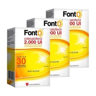 Vitamina D 2000UI: Kit com 3 Font D - Mais Saúde! - imagem 1