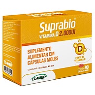 Vitamina D 2.000UI Suprabio: Imunidade e Ossos Fortes - imagem 1