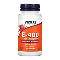 Vitamina E-400 268mg Now Foods – Poder Antioxidante em 100 Cápsulas - imagem 1