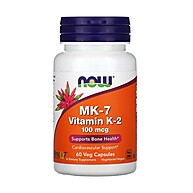 Vitamina K2 MK-7 100mcg Now Foods: Ossos Fortes! - imagem 1