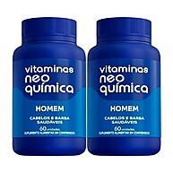 Vitamina Neo Química Homem: Kit 2x60 Cápsulas - imagem 1