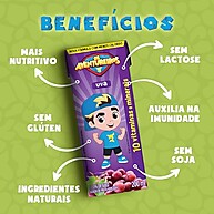 Néctar Uva Aventureiros 12x200ml: 10 Vitaminas, Vegano - imagem 2