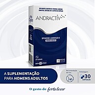 Andractiv 30 Cápsulas: Suplemento Completo com Ômega 3 e Vitaminas - imagem 2