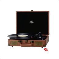 Vitrola Maleta Retrô Bluetooth: Reviva o Vinil com Estilo Vintage e Som de Qualidade - imagem 1