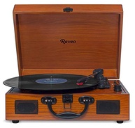 Vitrola Raveo Sonetto Wood: Reviva o Vinil com Tecnologia Bluetooth, USB e Gravação MP3 - imagem 2
