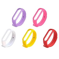 Pacote Kit 5 Pulseiras Extras Cores Vivas Silicone Compatível com Mi Band 7 - imagem 5