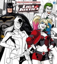Livro de Colorir Antiestresse Liga da Justiça: Liberte o Herói em Você! - imagem 2