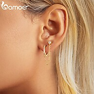 Brincos Bamoer 925: Elegância em Prata para Você! - imagem 2