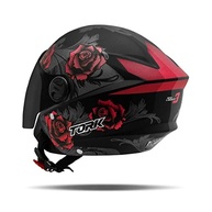 Capacete Aberto Pro Tork New Liberty 3 Flowers Vermelho Brilhante - Segurança e Estilo para Você! - imagem 2