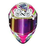 Capacete Norisk Flow Trap Branco e Rosa: Segurança e Estilo para Você! - imagem 4