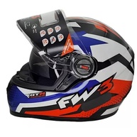 Capacete FW3 GTX Super com Óculos Interno Integrado - Segurança e Estilo para Você! - imagem 4