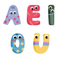 Adesivo de Parede Infantil Letras Vogais - Decore com Estilo e Aprendizado! - imagem 5